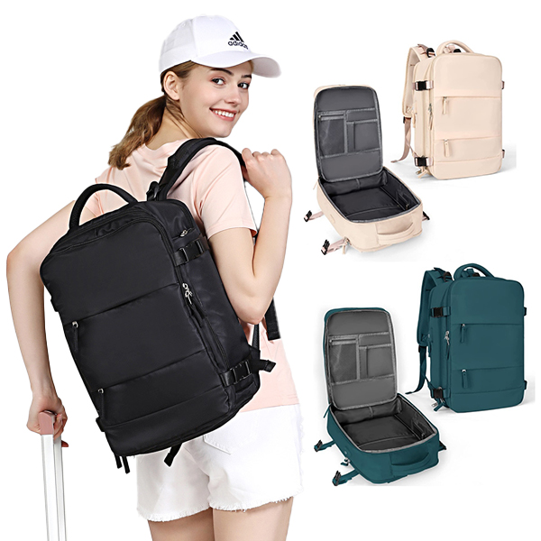 대용량 여성 여행용 백팩 확장형 노트북 기내용 배낭 가방 OBG-TVBP1